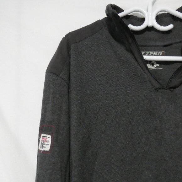 POINT ZERO - Orange Label | 2XT | Grey Long Sleeve Shirt | Pocket & Collar - Picture 3 of 15